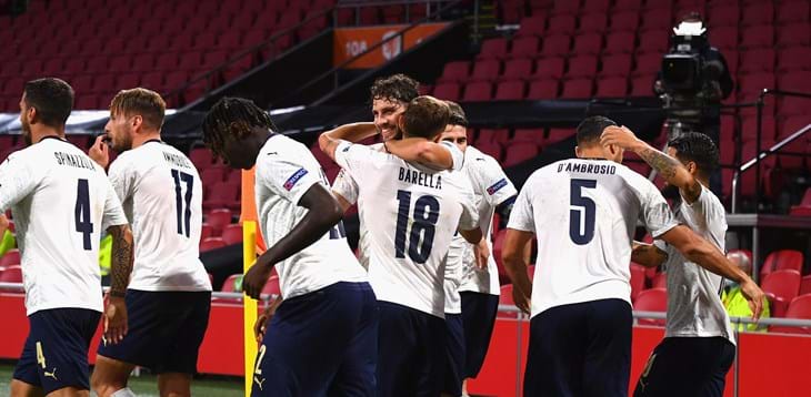 Un eurogol di Barella regala all’Italia una meritata vittoria in casa dei Paesi Bassi