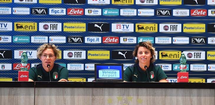 Linari and Giacinti already thinking about Bosnia: “We want to honour the Italy shirt”