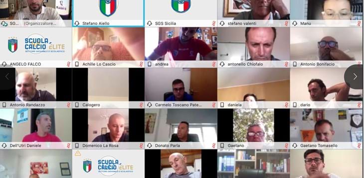 Riunione in video conferenza con le Scuole Calcio, le Scuole calcio Èlite e le società aspiranti