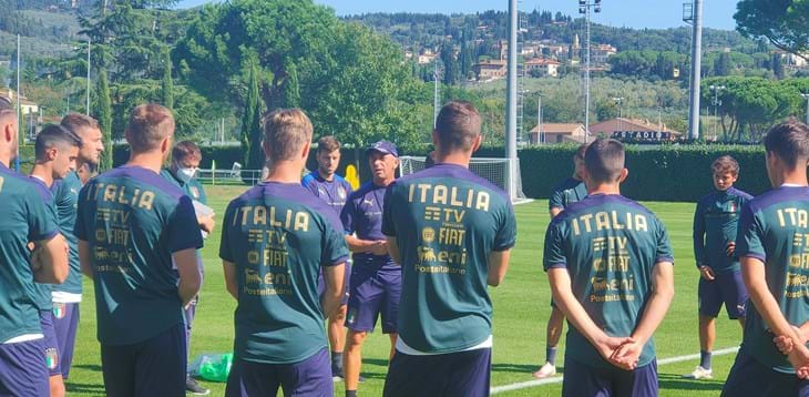 A Coverciano prima seduta di allenamento per gli Azzurrini. Ranieri lascia il raduno