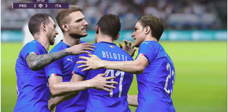 Gli Azzurri al debutto su PES 2021 in occasione delle sfide con Polonia e Paesi Bassi