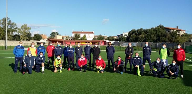 Uefa C in Sardegna, 25 aspiranti allenatori nel corso partito a settembre