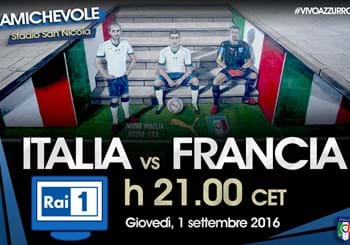 Azzurri in campo a Bari alle ore 21 per l'amichevole Italia-Francia!