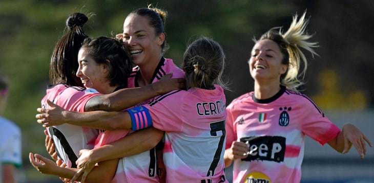 La Juventus travolge 4-0 un coraggioso Sassuolo e tenta la prima fuga, 0-0 tra Hellas e San Marino