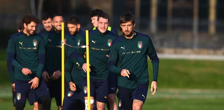 Prosegue la preparazione in vista del match con la Polonia. Out Kean e Pellegri, arriva Okaka