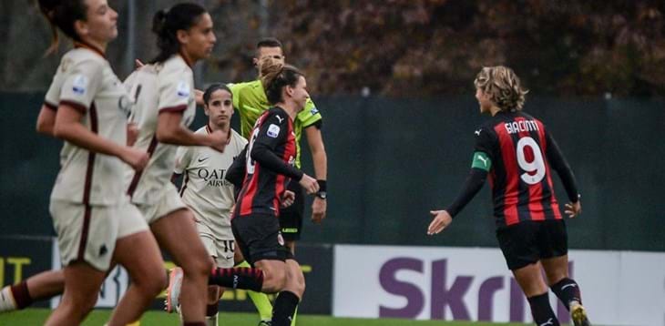 Giacinti decide il big match con la Roma, goleada del Sassuolo, 0-0 tra San Marino e Napoli