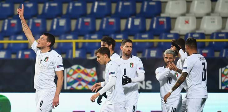 Celebrations in Sarajevo! The Azzurri beat Bosnia to qualify for the Final Four of the Nations League