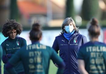 Azzurre leave Coverciano. The squad named to face Denmark