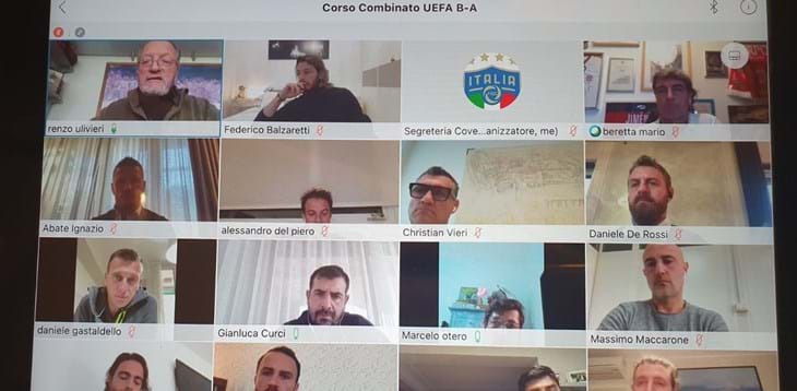 Da De Rossi a Del Piero: inaugurato il nuovo corso allenatori con una classe ricca di nomi noti del calcio italiano