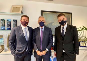 Gravina riceve i rappresentanti della nuova proprietà della Roma, Dan e Ryan Friedkin