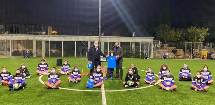 FIGC e PUMA insieme a sostegno dell’attività calcistica giovanile: a Polignano consegna dell'omaggio alla ASD SportivaMente Amici