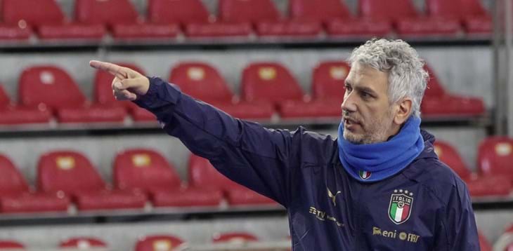 Primo allenamento al palasport di Prato in vista della doppia sfida contro Montenegro e Finlandia