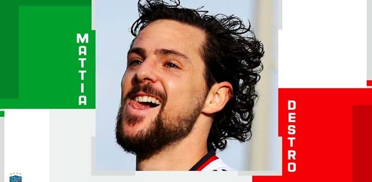 Mattia Destro è il migliore italiano della 20^ giornata di campionato secondo i media