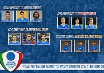 Pallone Azzurro 2014: vota i tuoi calciatori preferiti delle Nazionali Italiane!