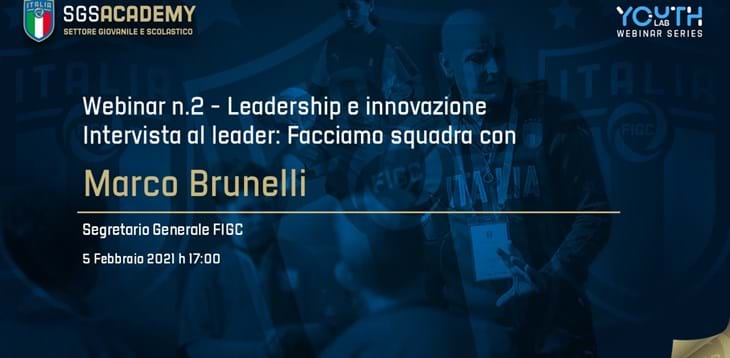 Youth Lab: Marco Brunelli incontra i giovani del Settore Giovanile e Scolastico
