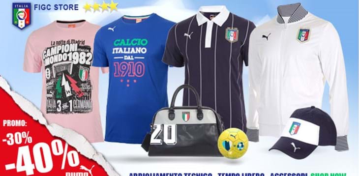FIGC Store: promo -40%