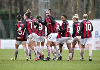 Il Milan vince 6-1 a Bari e aggancia la Juve in vetta, primo successo della Florentia nel derby toscano