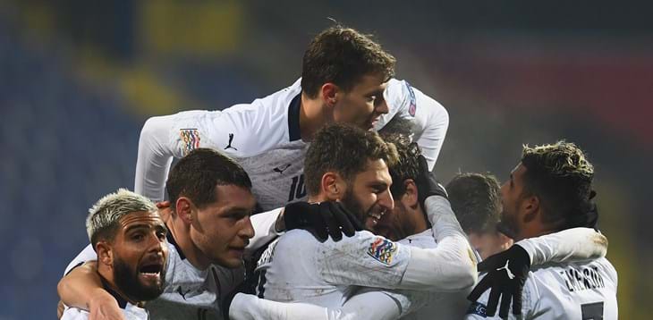 Italy stay in 10th place in the FIFA World Ranking, Belgium continue to lead the way