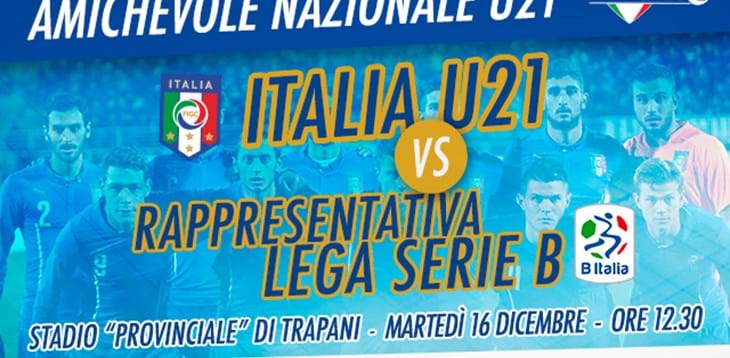 Under 21-Rappresentativa Serie B a Trapani è gratis per i possessori della card Vivo Azzurro!