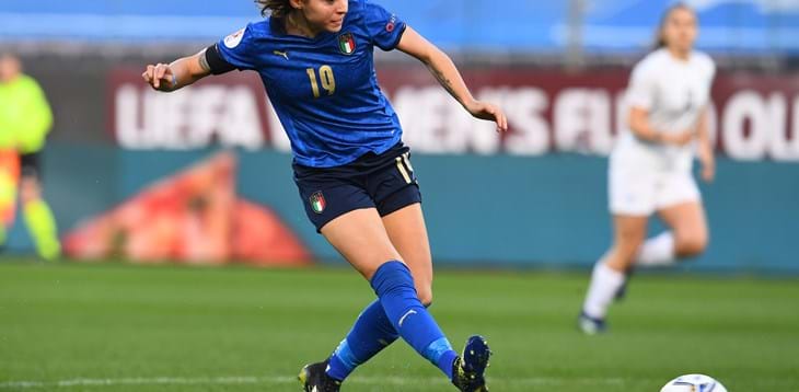 Valentina Giacinti è la Migliore Azzurra di Italia-Israele secondo i tifosi