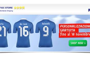 FIGC Store: personalizzazioni maglie gratuite!
