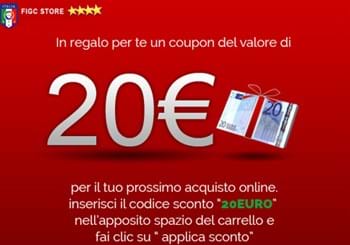 FIGC Store: -20 euro!