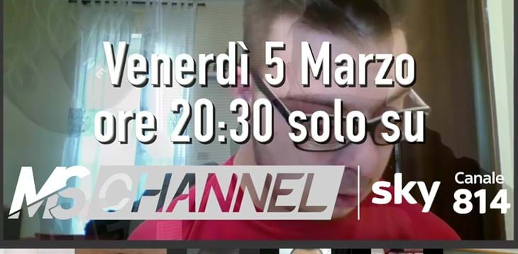 Stasera #siAmocalcio alle 20:30 su MS Channel-Sky 814