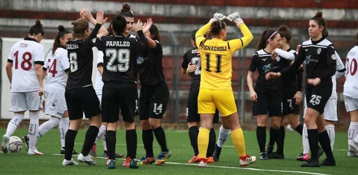 Prosegue la volata a 6 per la promozione. In coda la Roma CF cerca la 3a vittoria di fila. Rinviata Ravenna-Tavagnacco