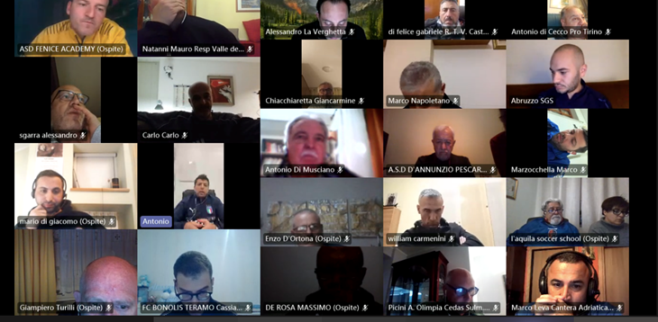 Incontri informativi scuole calcio e scuole calcio elitè Abruzzo