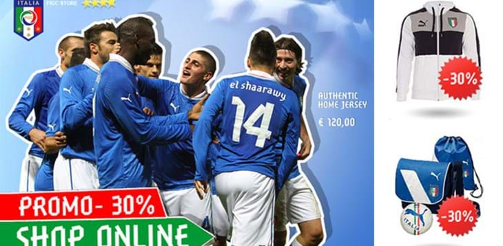 FIGC Store: promo -30%