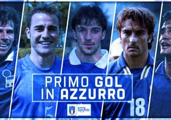 Primo gol in Azzurro: Giannini, Casiraghi, Cannavaro, Del Piero, Zola