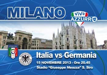 Italia-Germania: vendita biglietti e riduzioni Card Vivo Azzurro