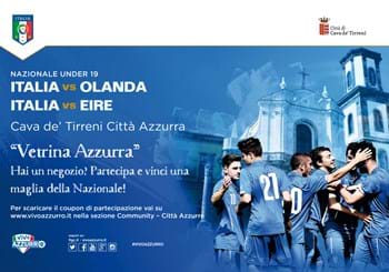 A Cava de’ Tirreni “Vetrina Azzurra”: partecipa e vinci una maglia della Nazionale!