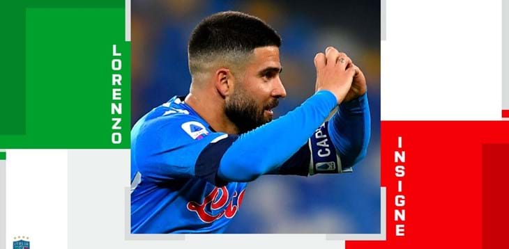 Lorenzo Insigne è il migliore italiano della 26^ giornata di campionato secondo i media