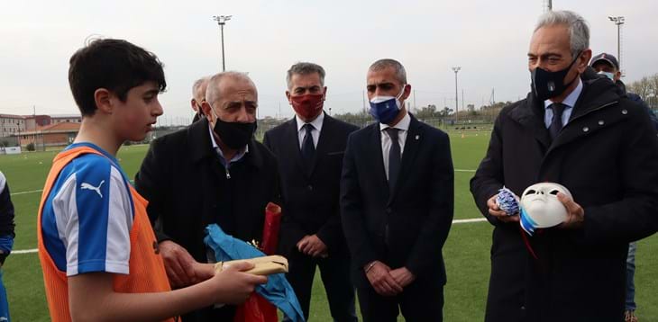 L'SGS Sardo incontra il presidente Figc Gabriele Gravina