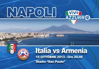 Italia-Armenia: biglietti in vendita, sconti Card Vivo Azzurro