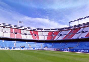 Lo stadio "Vicente Calderon" di Madrid