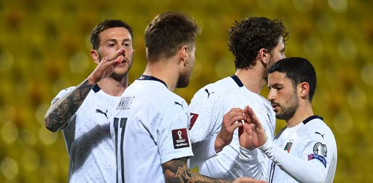 Italy climb three places into seventh in the latest FIFA Rankings