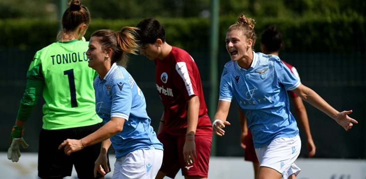 Il Pomigliano sfida il Vicenza, la Lazio il Chievo Verona. Domenica alle 15 il big match Riozzese Como-Cesena