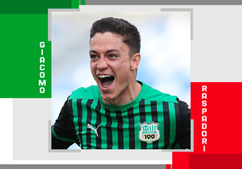 Giacomo Raspadori rated as best Italian player on matchday 32 by the media