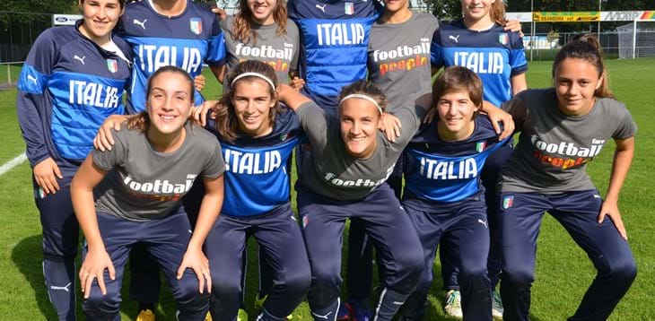 LA FIGC al fianco di FARE: testimonial Giovinco, Fiona May e l’Under 19 Femminile