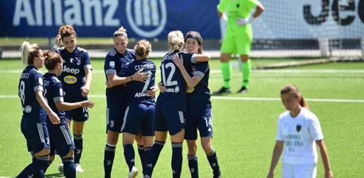 La Juventus batte 6-1 la Florentia, basterà un punto in tre giornate per il quarto Scudetto