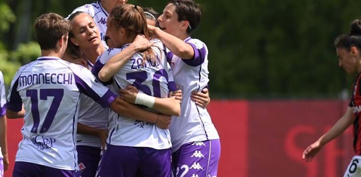 3-1 della Fiorentina in casa del Milan, 1-1 tra Florentia e Roma, goleada dell’Inter