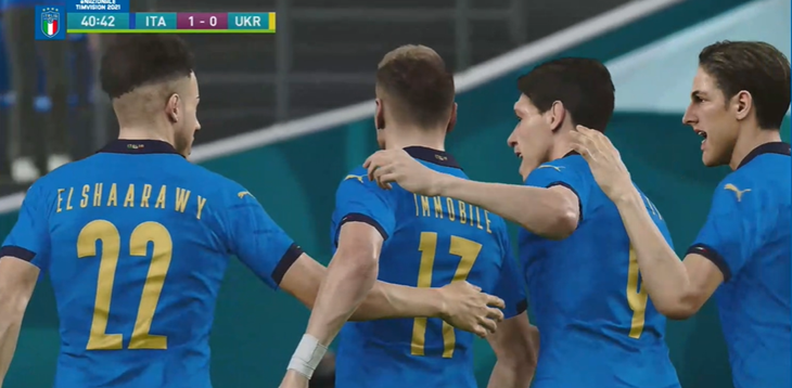 Azzurri in testa al girone dopo le gare di andata dei play off di eEURO 2021