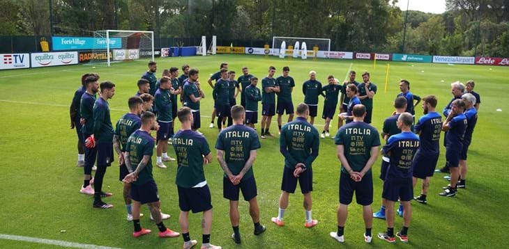 The Azzurri together in Rome, transfer to Coverciano coming up this evening | FIGC