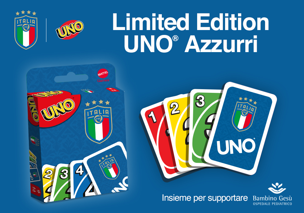 Arriva UNO Azzurri: l'edizione limitata di UNO dedicata alla Nazionale  Italiana