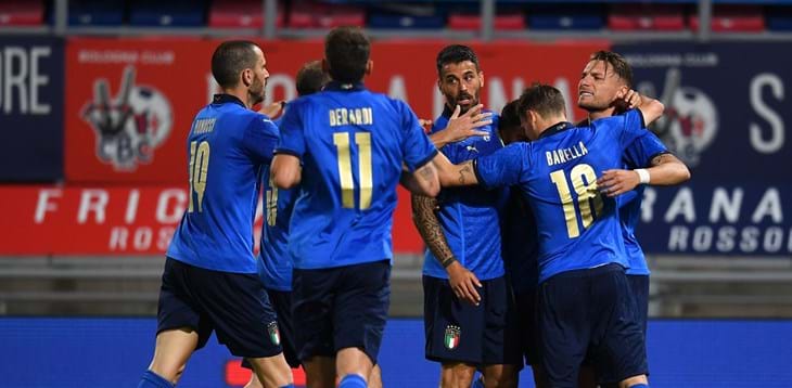Italy cruise past the Czech Republic in their final test before the Euros