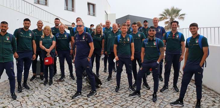 Qualificazioni europee e mondiali: primo allenamento degli Azzurri a Nazarè. Del Duca “Siamo pronti”