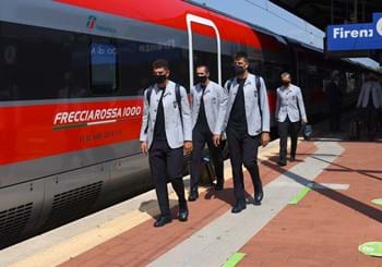 The team departs from Florence, the Azzurri will be in Rome on Monday