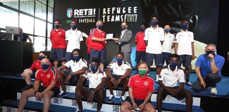 Refugee Teams: la formazione di Alto Sannio premiata a Casa Azzurri